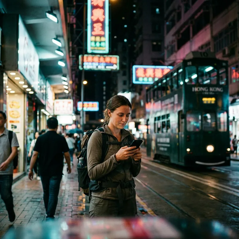Hong Kong & Macau at night