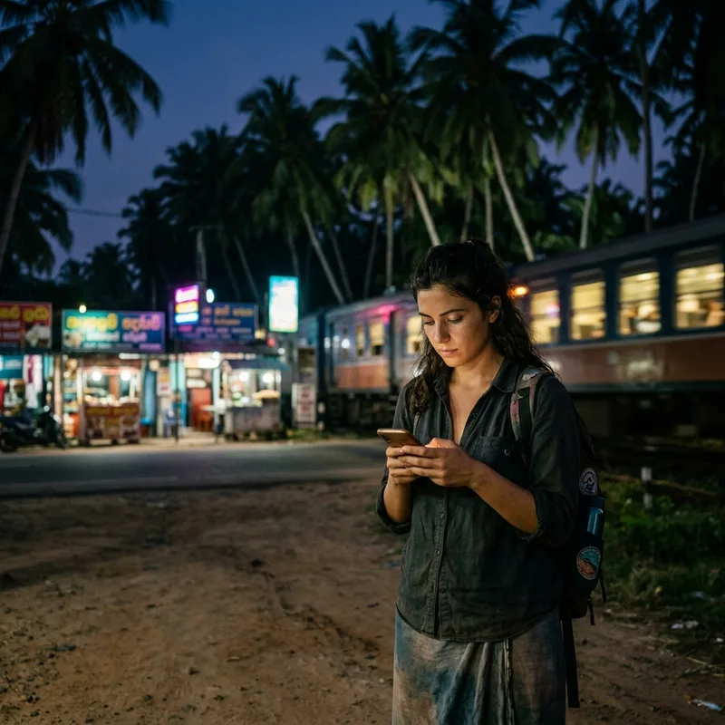 Sri Lanka at night